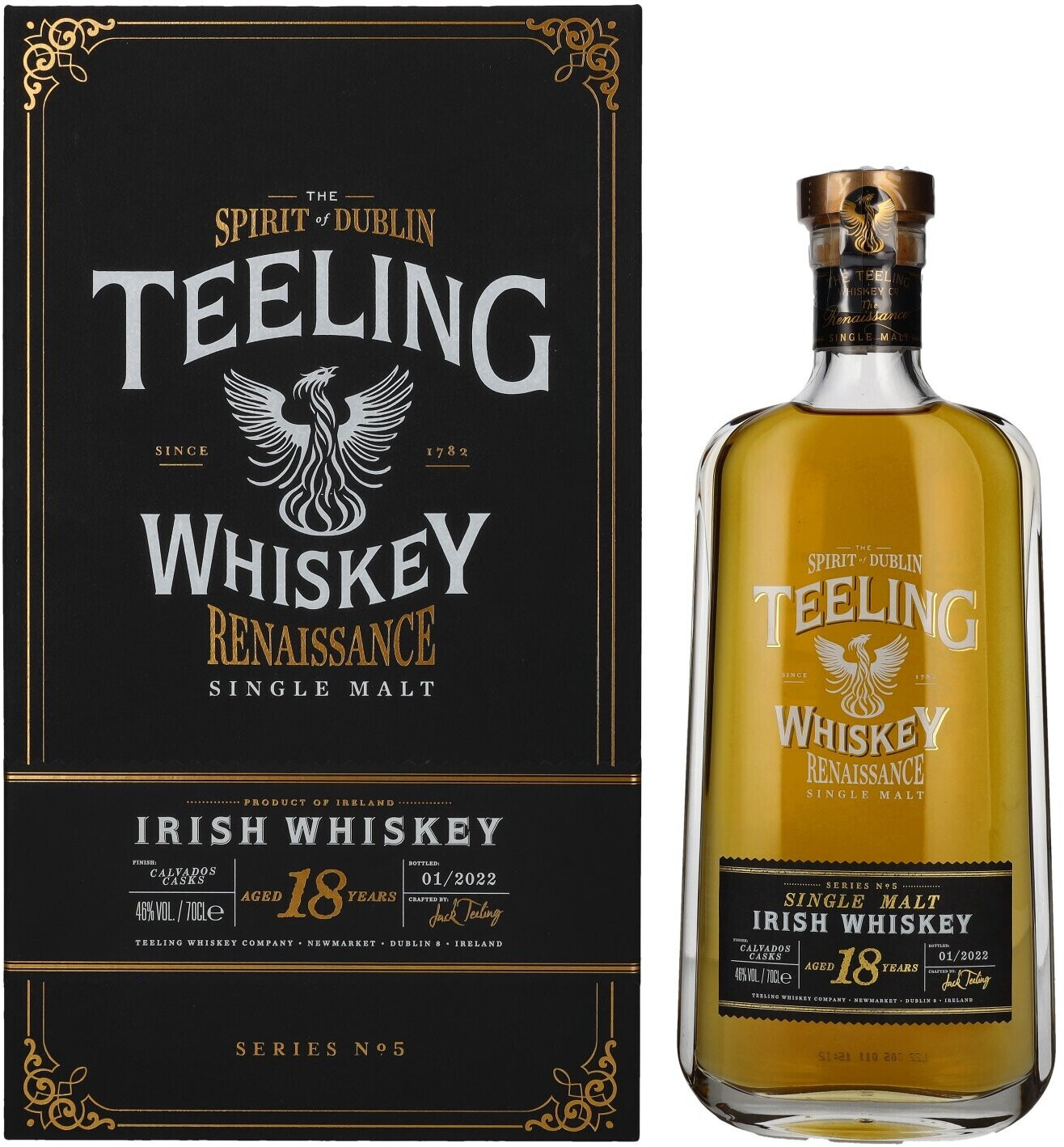 Teeling Renaissance Vol 2 - Edition Limitée - whisky Irlandais 46%