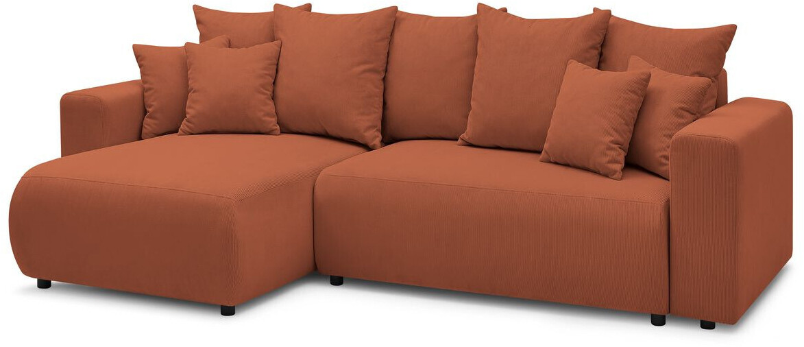 Bobochic Canapé d'angle réversible Envy terracotta