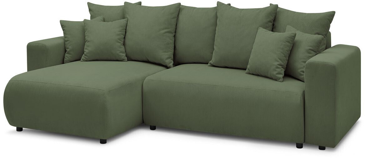 Bobochic Canapé d'angle réversible Envy vert
