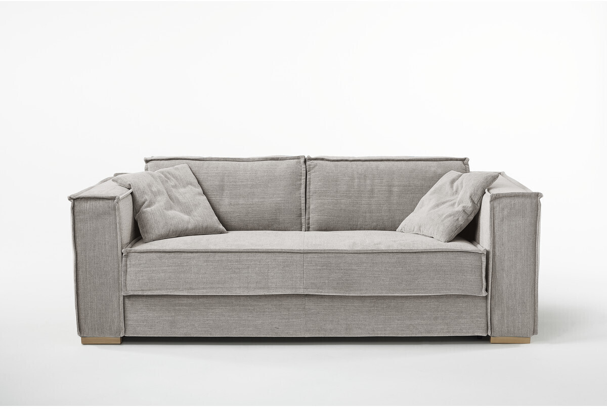 Bobochic Canapé droit Oria gris clair