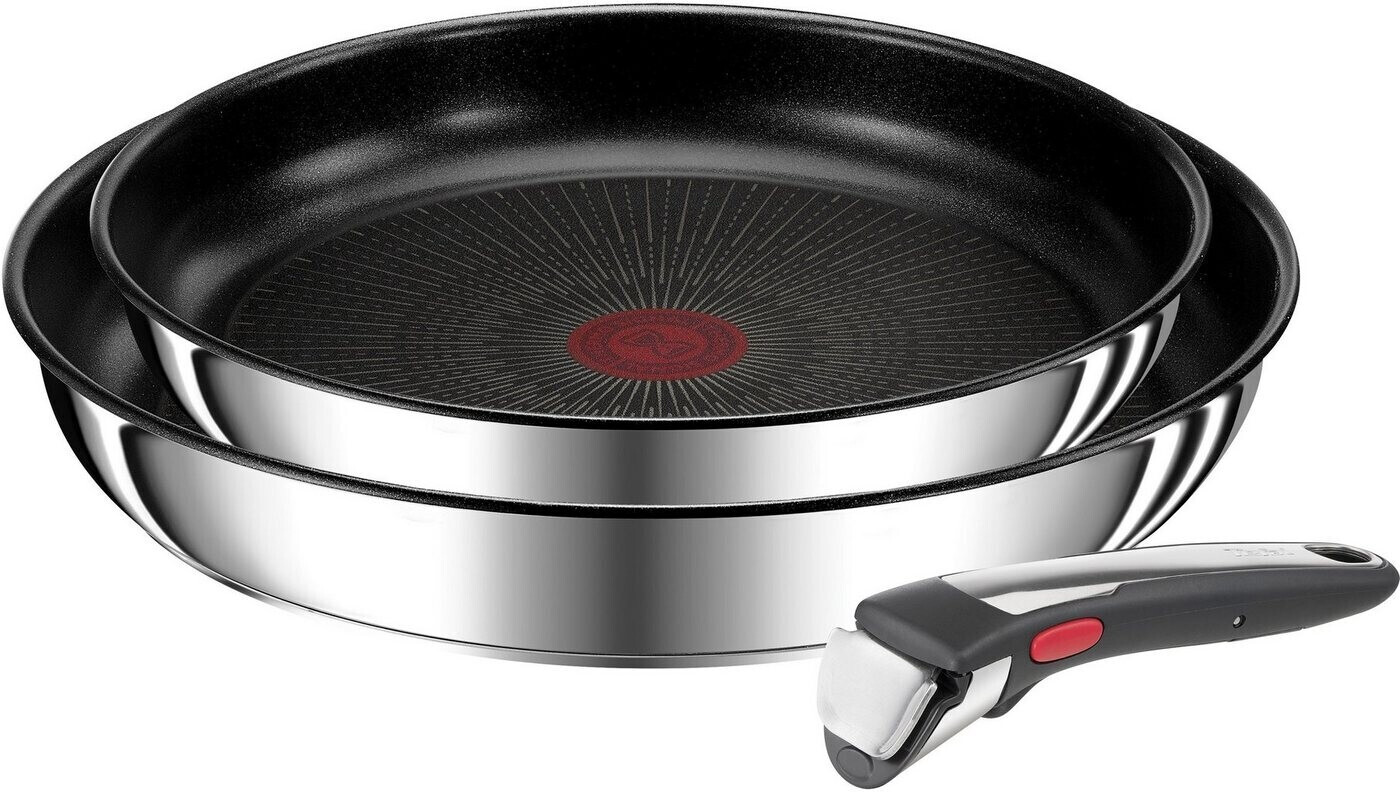 TEFAL Lot de 3 poêles 20/24/28 cm SIMPLICITY Rouge velours pas cher 