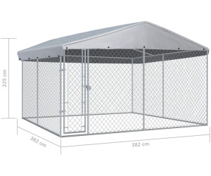 Vidaxl dog kennel top