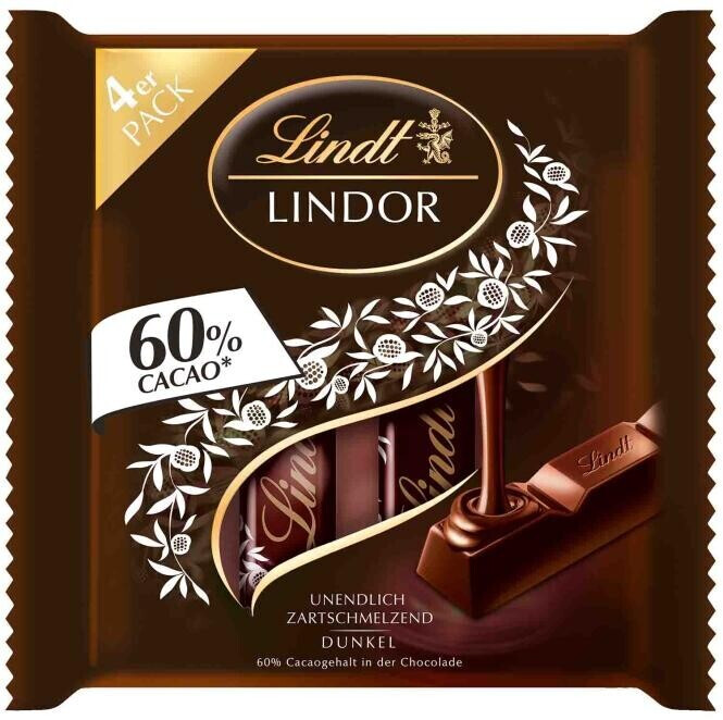 Lindt Lindor 60% Chocolat Noir 200g - Bonheur Home