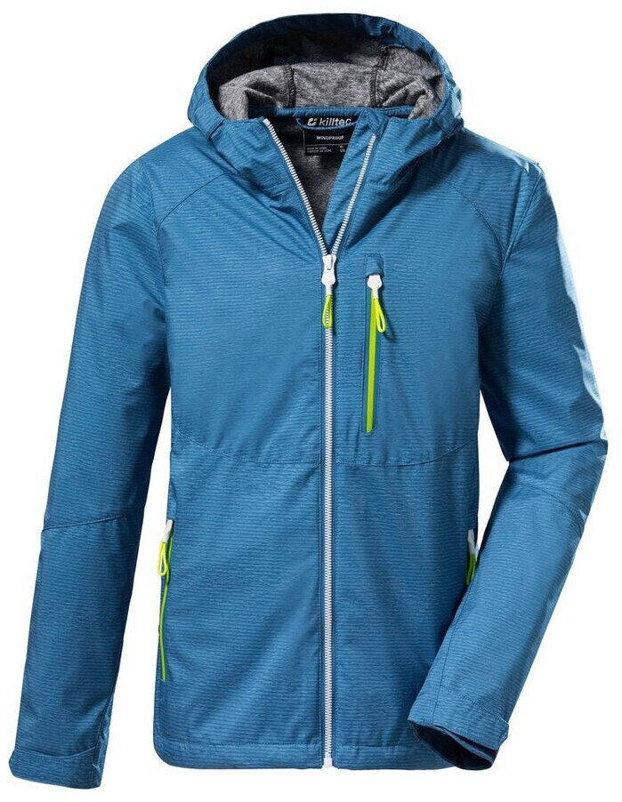 Killtec Adjero Jr Boys' Softshell Jacket With Hood - Children's Outdoor Jacket With Hydrostatic Head 10,000 Mm - Children's Jacket Is Water-Repellent