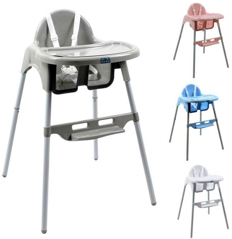 Monsieur Bébé Chaise haute Délice gris