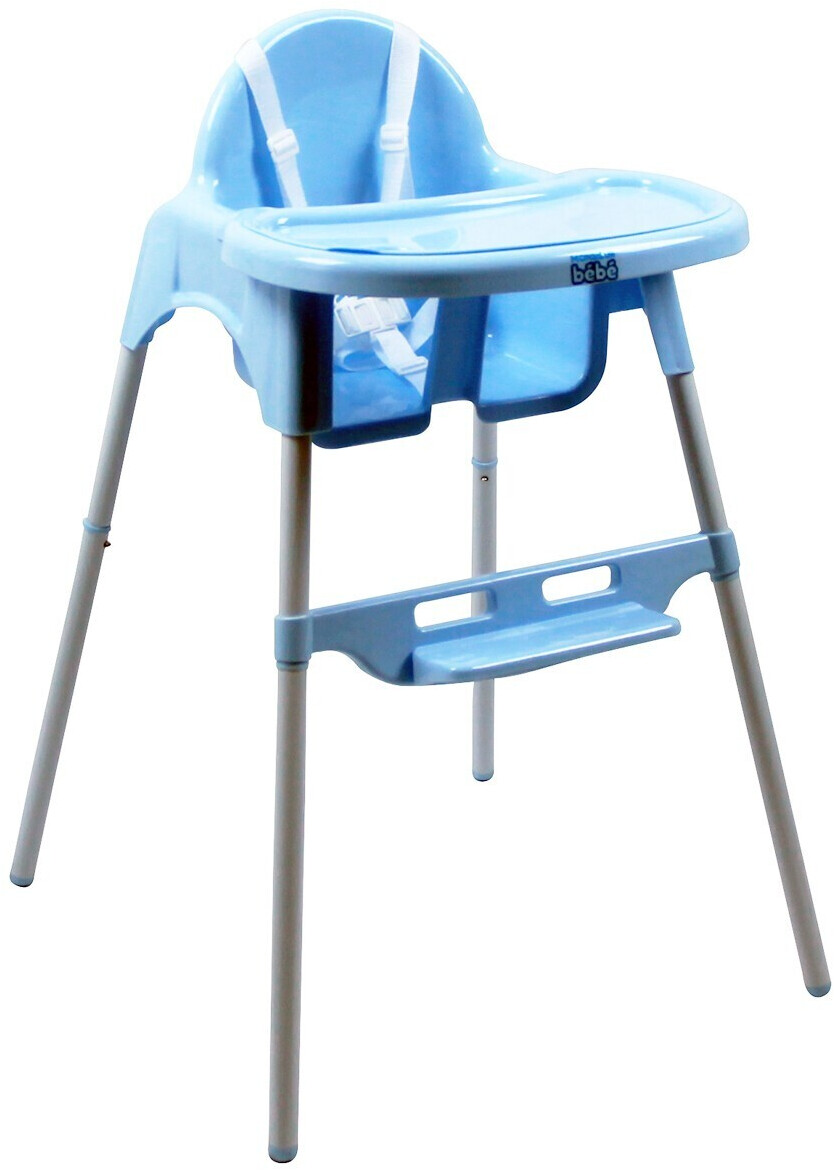 Monsieur Bébé Chaise haute Délice bleu