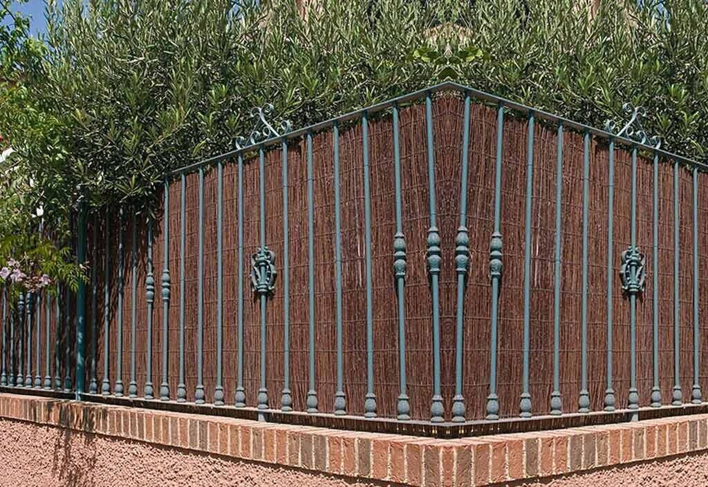 Jet7garden Canisse naturelle en osier 5 x 1 m