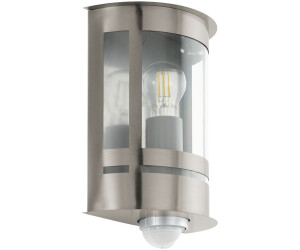 Außenleuchte Wandlampe IBV 400134-022 Bewegungsmelder Edelstahl Glas E27 