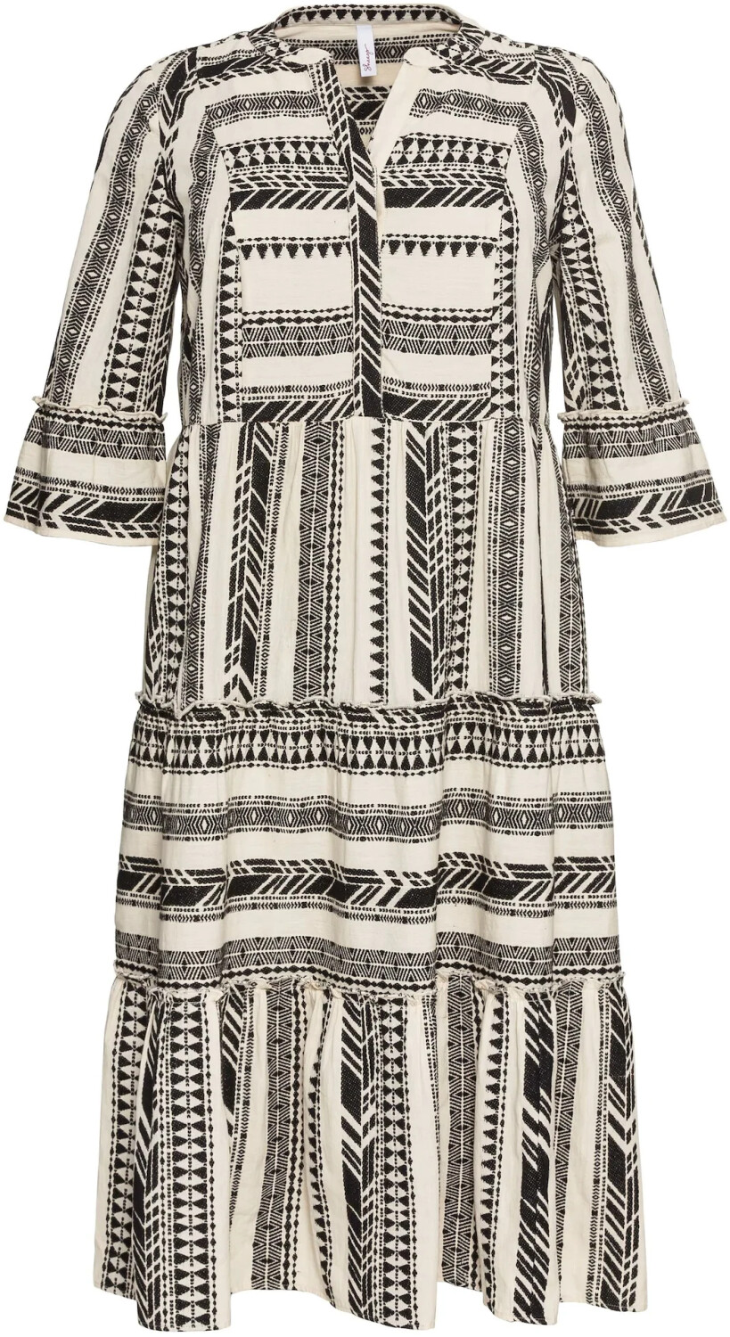 Sheego Midi Dress (5X038/10X) black/white