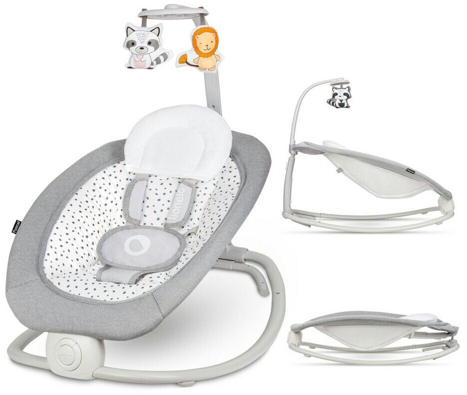 Lionelo Baby Rocker Pascal grey dove