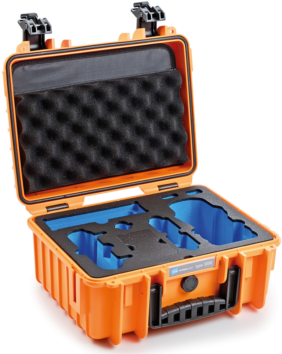 B&W Outdoor Case Type 3000 incl. DJI Mavic Air 2 Inlay Orange