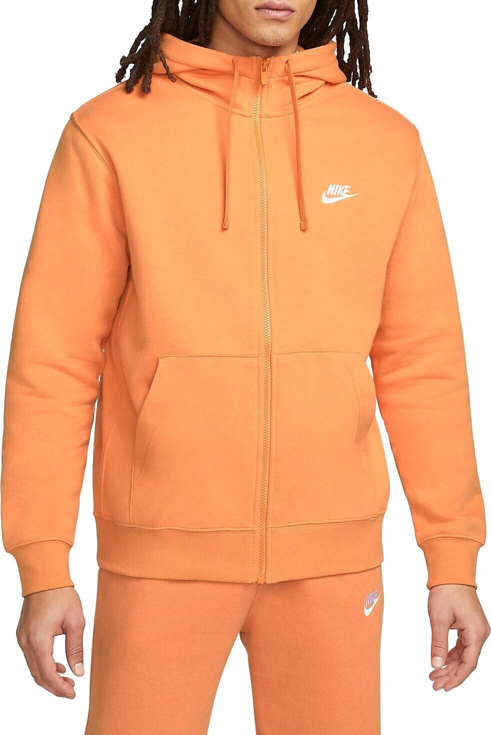 Sportswear Club Fleece Pullover Hoodie Hot Curry, Nike