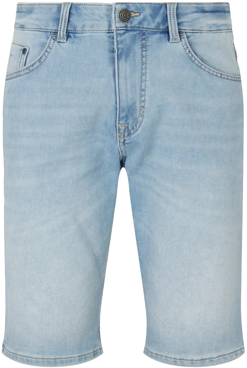 TOM TAILOR Herren Josh Kurz-Jeansshorts – Regular Slim Fit, Five-Pocket, Vintage-Waschung