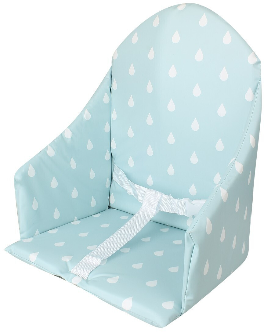 Monsieur Bébé Coussin d'assise Miam bleu/goutte d'eau