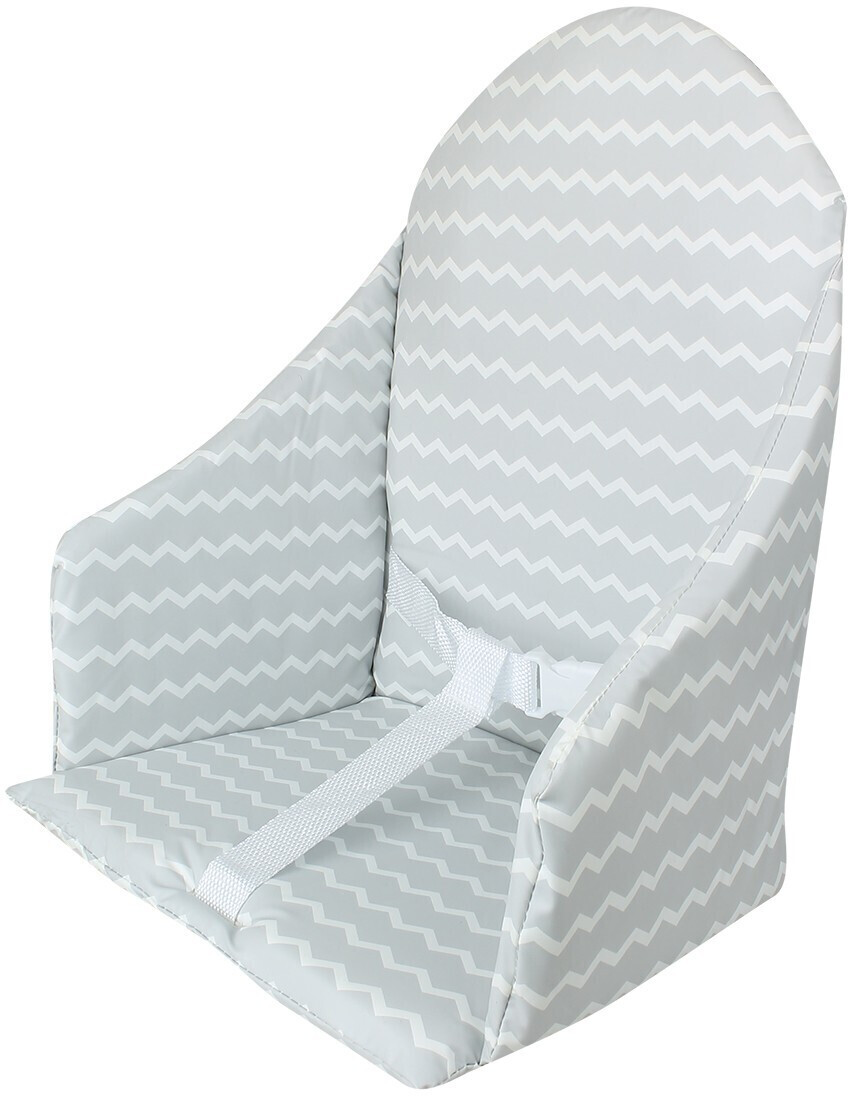 Monsieur Bébé Coussin d'assise Miam gris clair/zig zag