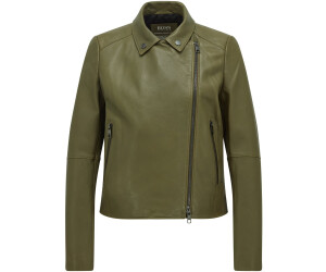 Hugo boss leather jacket womens hotsell sale