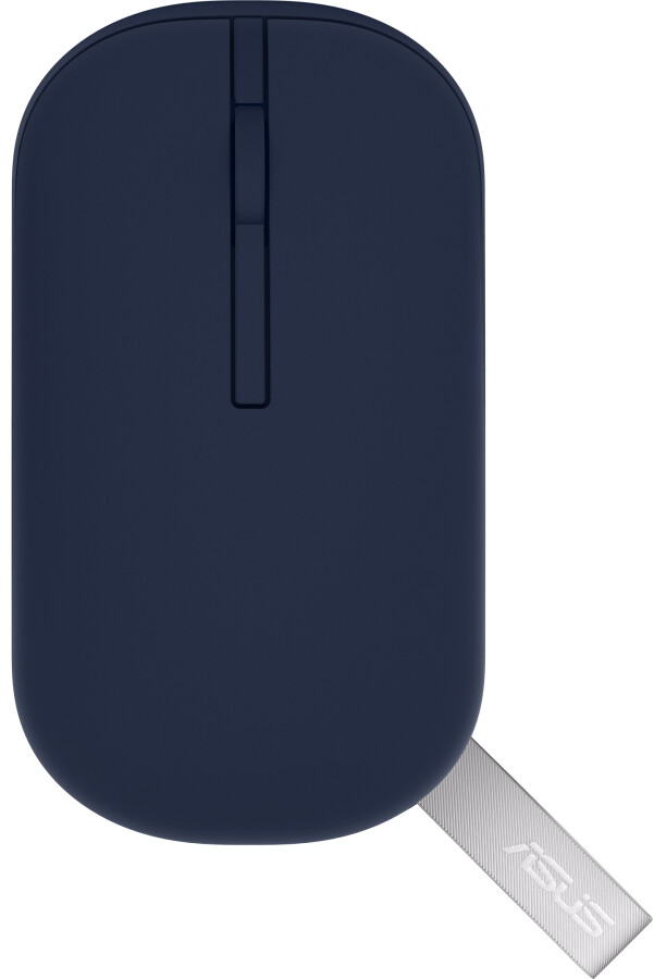 MD100 - Souris - droitiers et gauchers - optique - sans fil - 2.4 GHz,  Bluetooth 5.0 LE - récepteur sans fil USB - bleu calme