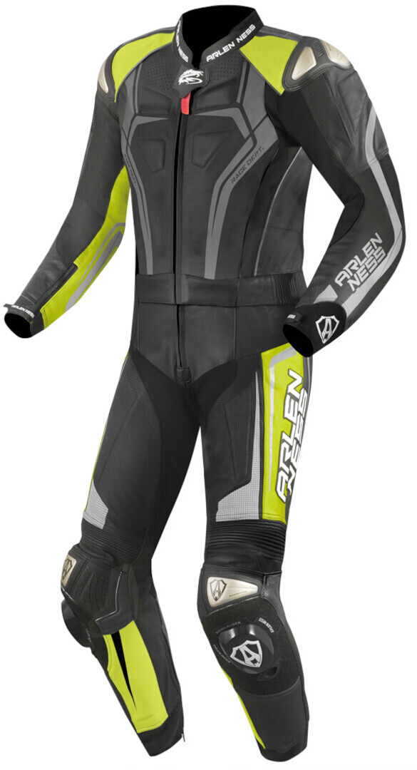 Arlen Ness Race-X 2pcs. black/grey/yellow