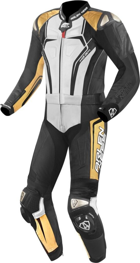 Arlen Ness Race-X 2pcs. black/white/gold