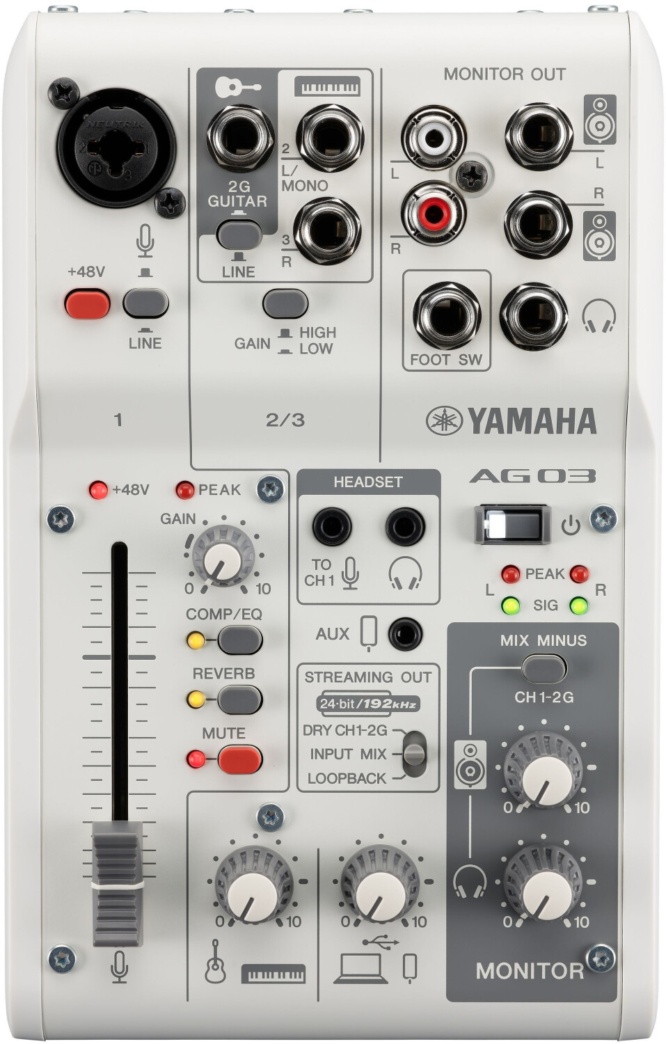 Yamaha AG03MK2 ab 146,00 € | Preisvergleich bei idealo.de