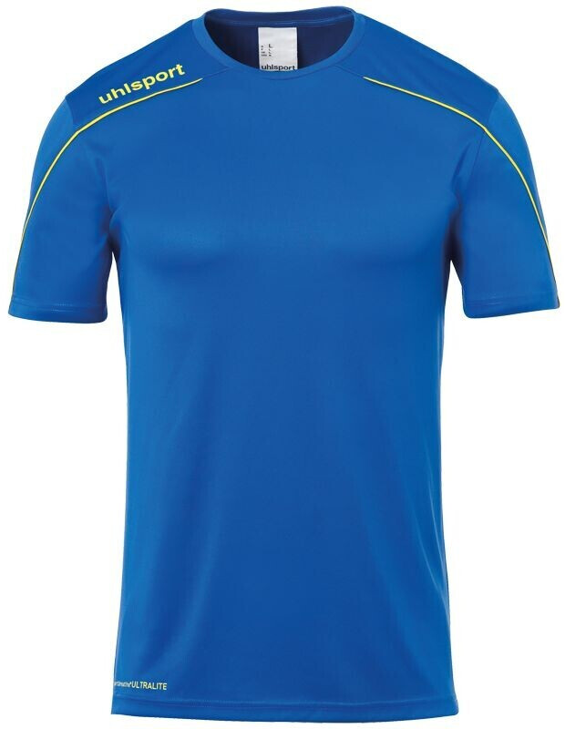 Photos - Football Kit Uhlsport Stream 22 Shirt short sleeves  azur blue/lime y (1003477)