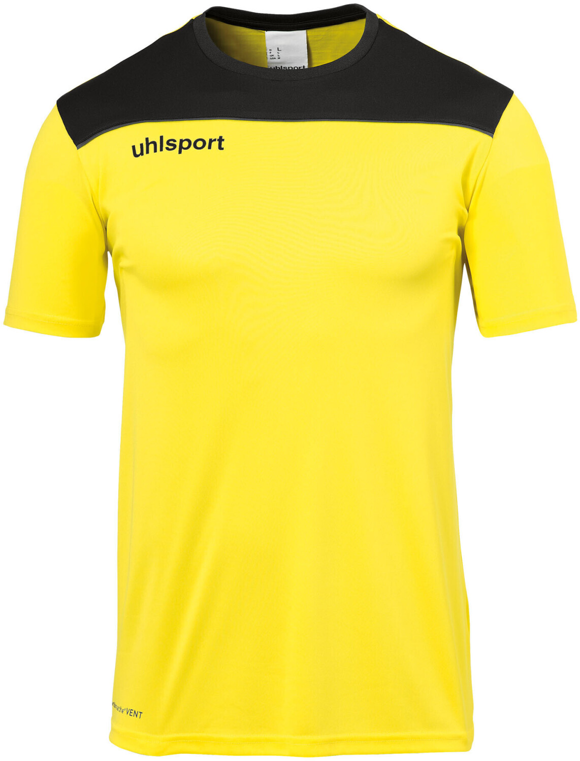 Photos - Football Kit Uhlsport OFFENSE 23 POLY Shirt  lime yellow/black/anthra (1002214)