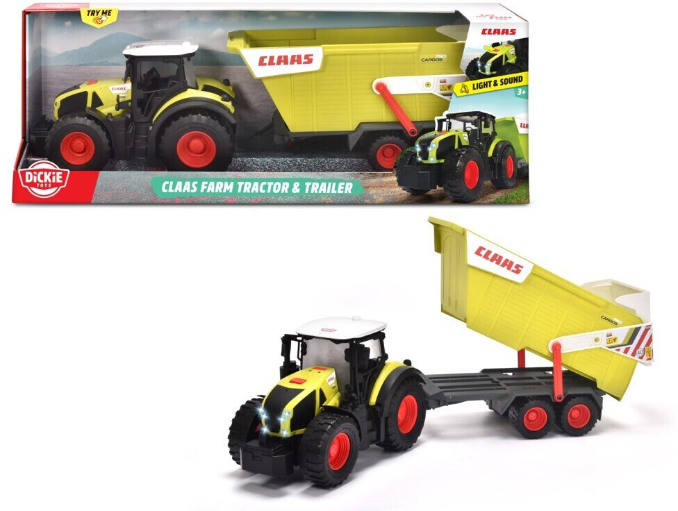 Starluxx – Coffret Traktor Claas Celtis 456 mit Remorque, Schafe und viel  Zubehör – Palette Bauernhof – 1: 32E