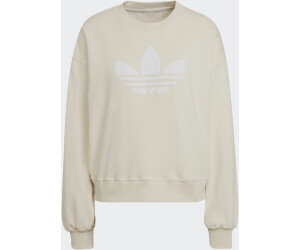 Adidas originals new neutrals logo sweatshirt in beige discount