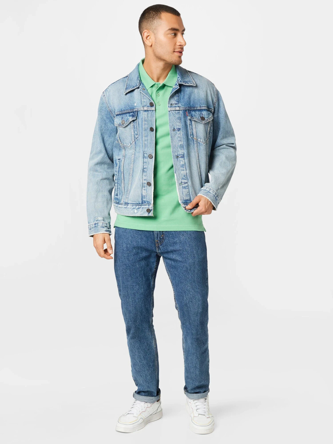 Buy Levi's Men's Beige Denim Jacket Online