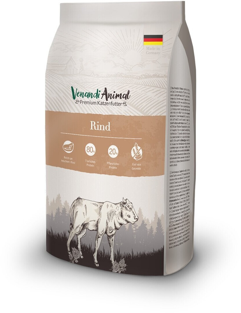 Venandi Animal Adult cat dry food with beef 1,5kg