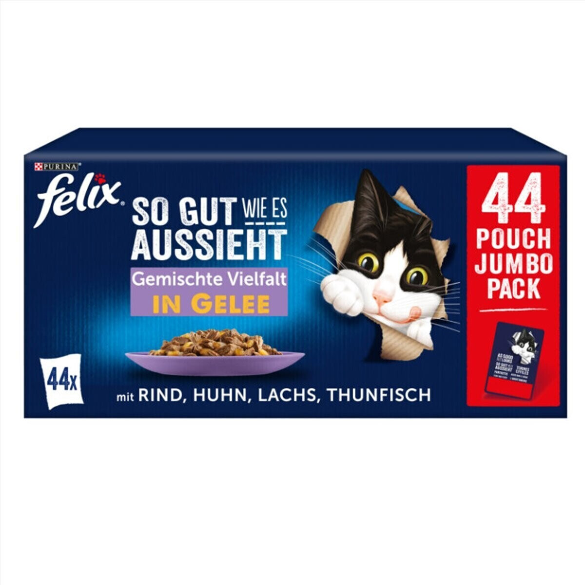 Felix As good as it looks Adult Cat variety in jelly 44x85g