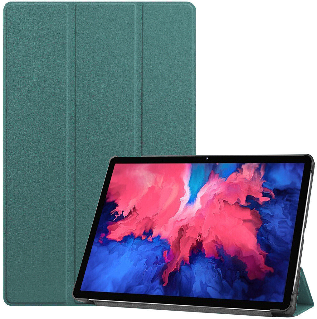 iMoshion Trifold Bookcase Lenovo Tab P11 / P11 Plus Darkgreen
