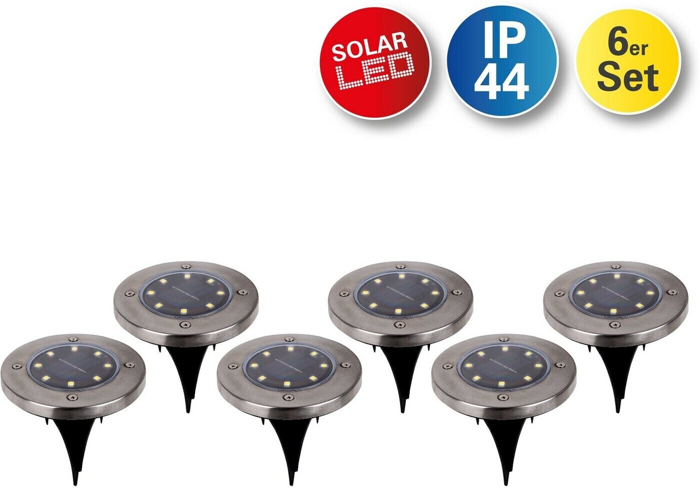 Näve Kian Solarleuchtenset (5228806) silber-matt bei € Preisvergleich 6-teilig 34,99 ab 
