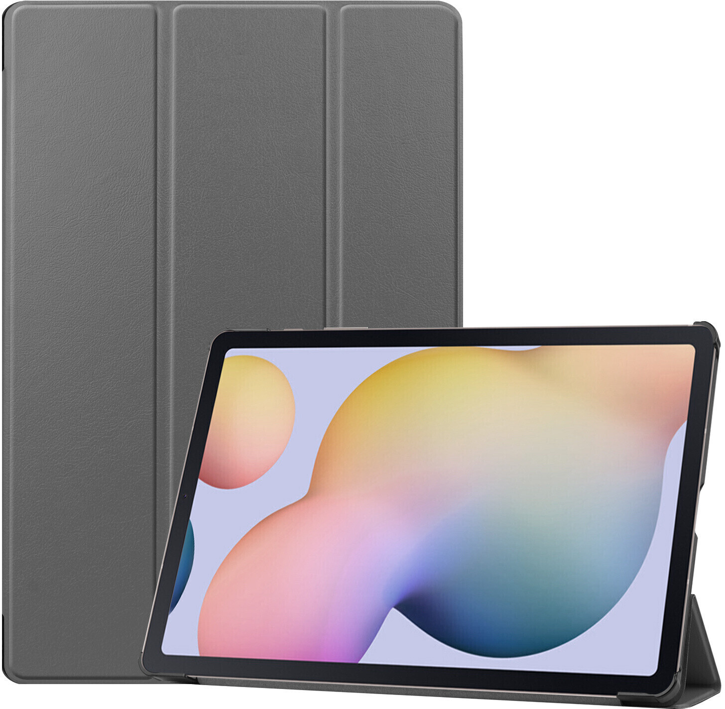iMoshion Trifold Bookcase Samsung Galaxy Tab S8 Plus / S7 Plus / S7 FE Grey
