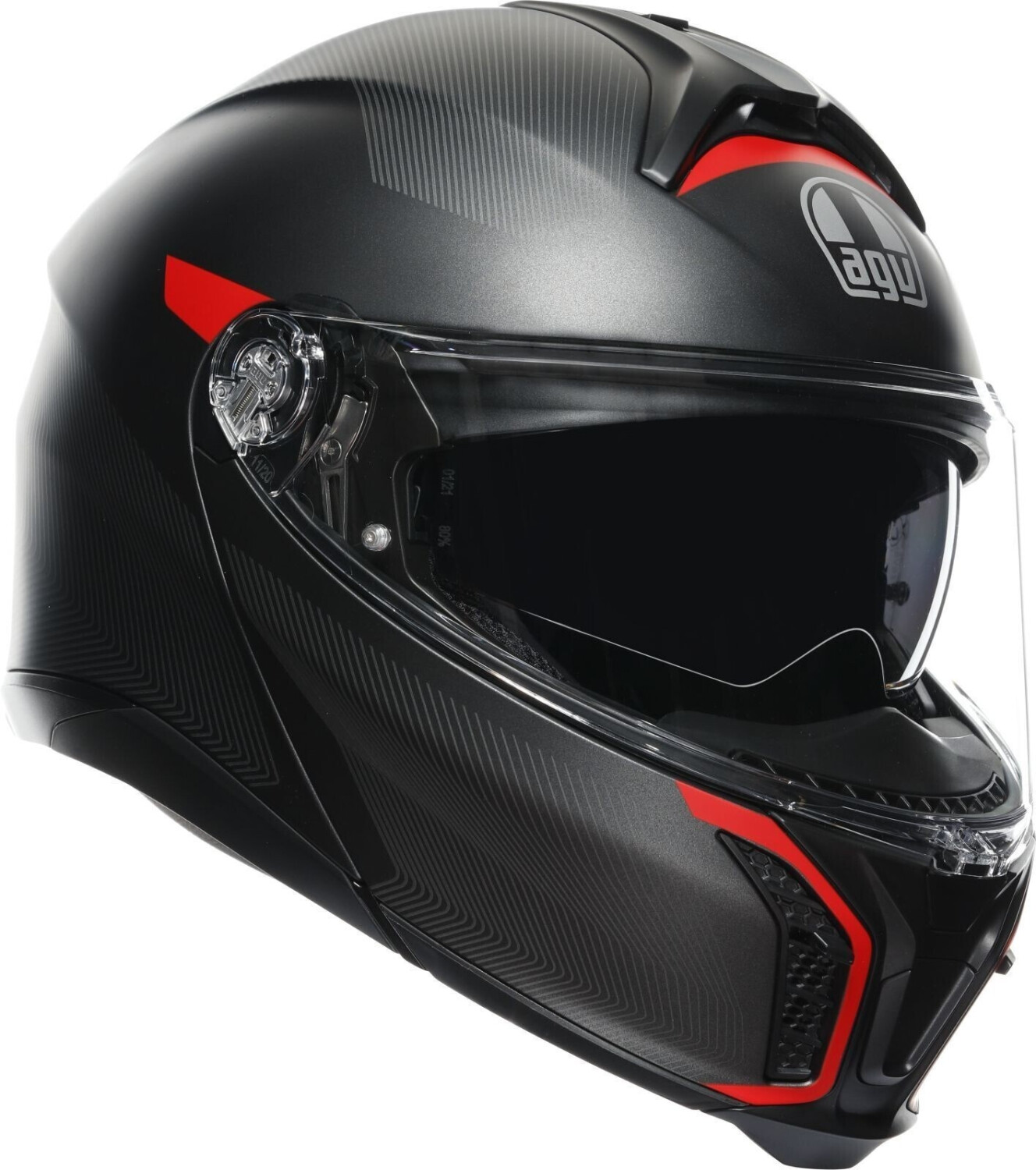 AGV TourModular Multi Frequency Gun Metal/rouge