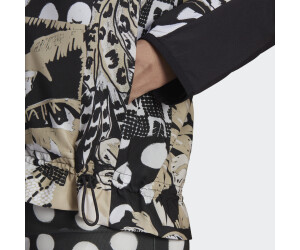 farm rio print relaxed lightweight windbreaker