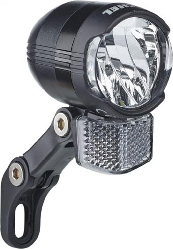 Phare Avant Vélo électrique Büchel Shiny 40 - Éclairage LED 40 Lux - Support Inclus - Pour Vélo Classique Ou VAE