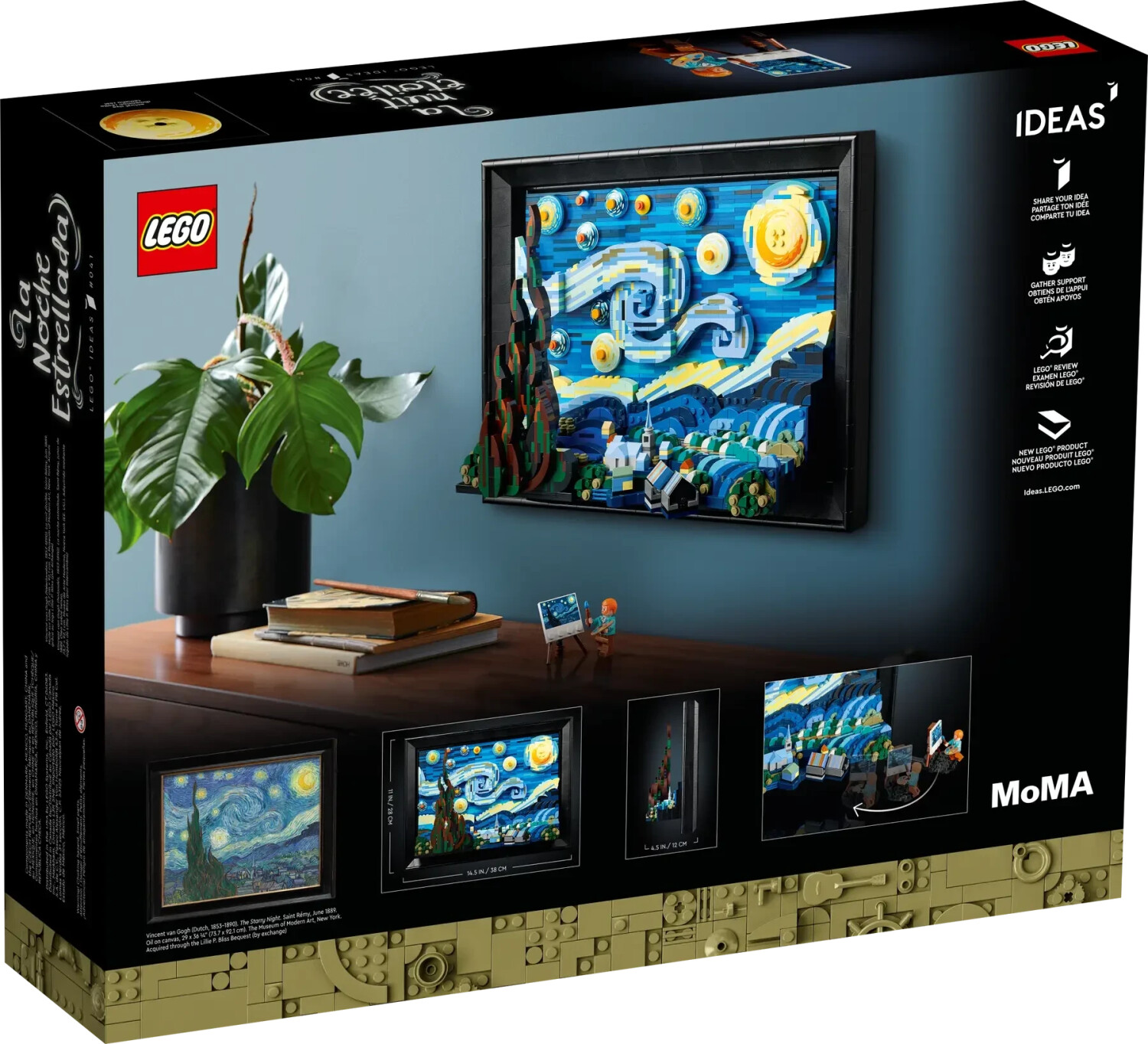 LEGO Vincent van Gogh - Notte stellata (21333) a € 159,11 (oggi