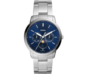 Silver and outlet blue fossil watch