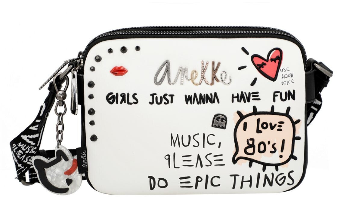 Anekke Energy Crossbody Bag (34823-188) black/white