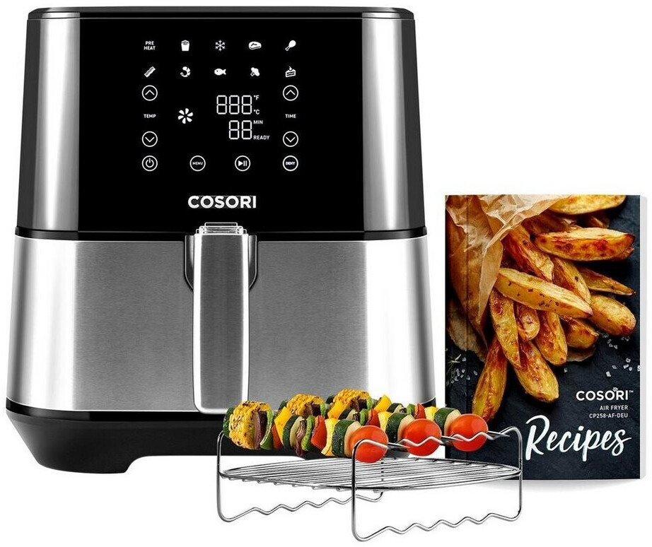 Cosori Premium Chef Edition Freidora de Aire Sin Aceite 5.5L 1700W Negra