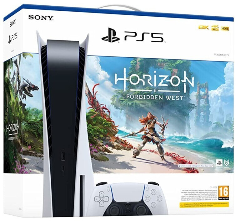 Soldes Sony PlayStation 5 (PS5) + Horizon: Forbidden West 2024 au meilleur  prix sur