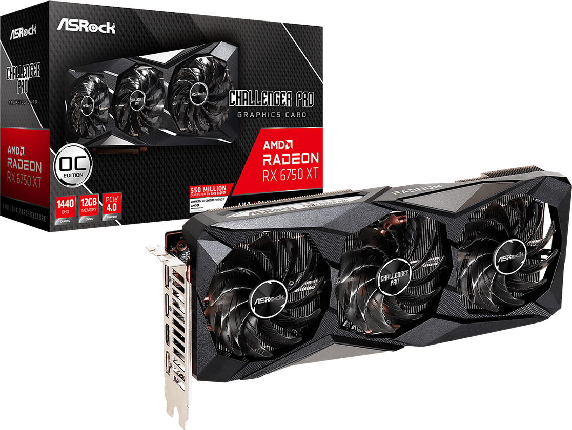 ASRock Radeon RX 6750 XT Challenger Pro