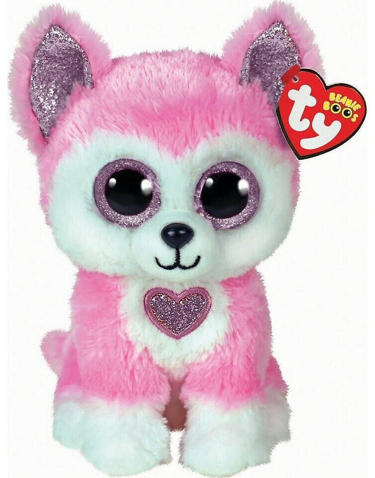 Ty Beanie Boos Husky Hunk 15cm pink