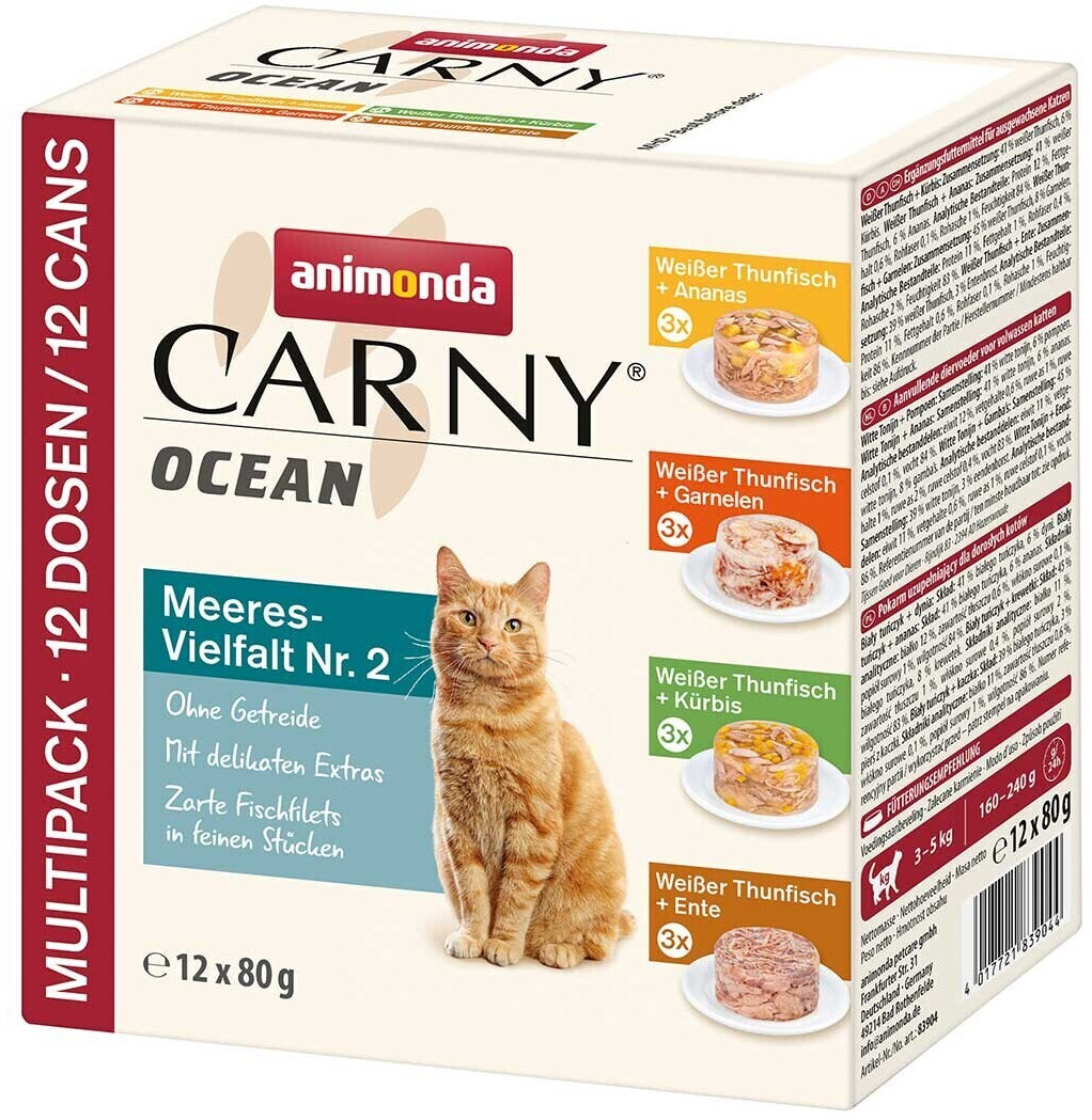 Animonda Cat Carny Ocean Variety N. 2 Wet 12x80g