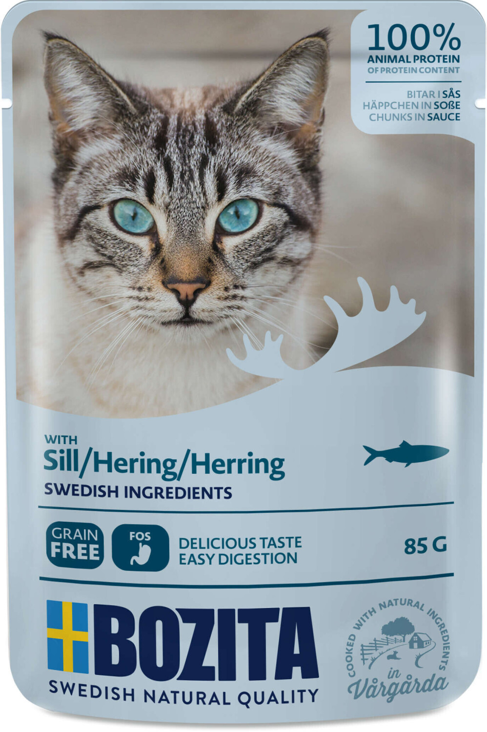 Bozita Cat Chunks in Gravy Herring 85g