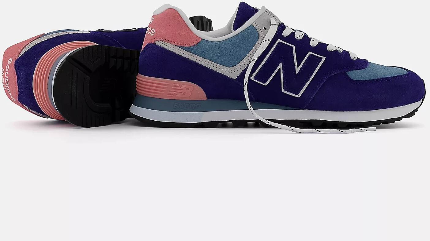 New balance 574 navy top pink