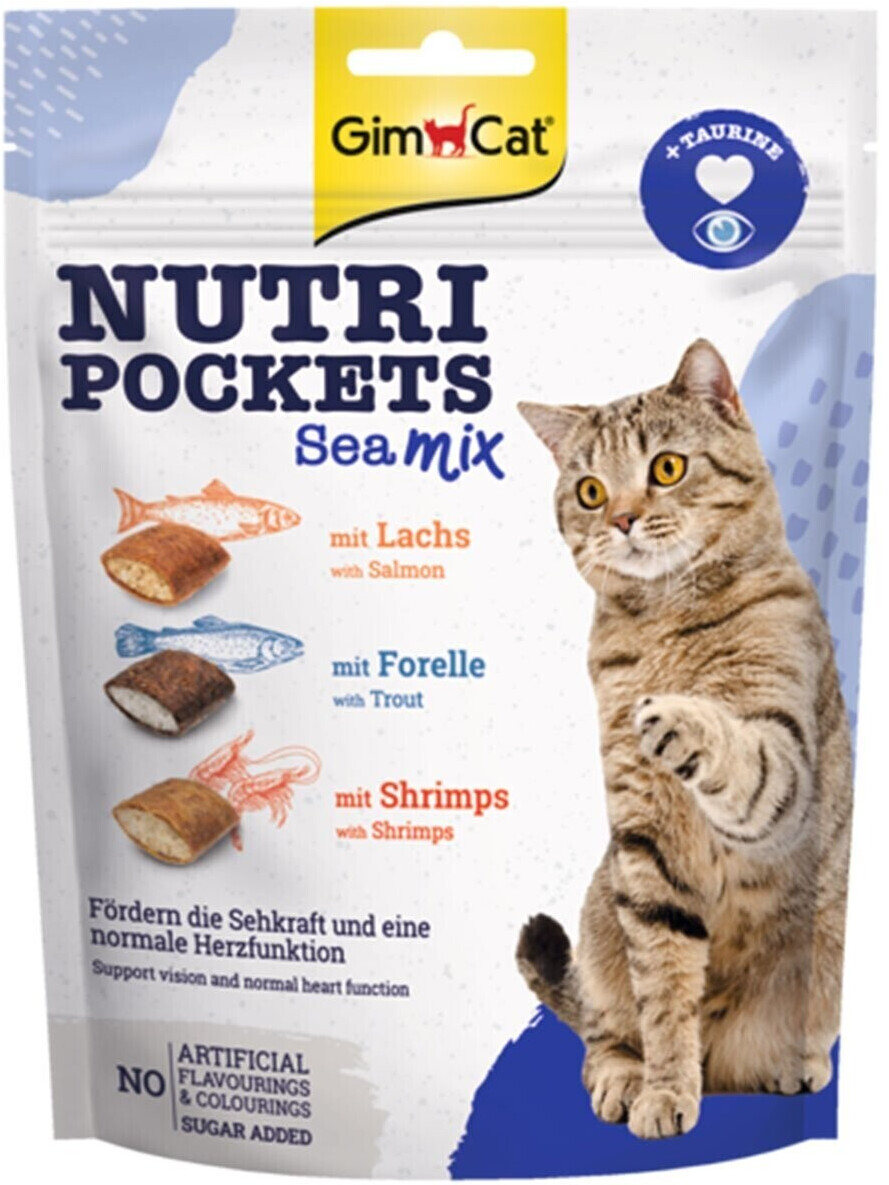 GimCat Nutri Pockets Sea-Mix Cat Snack 150g