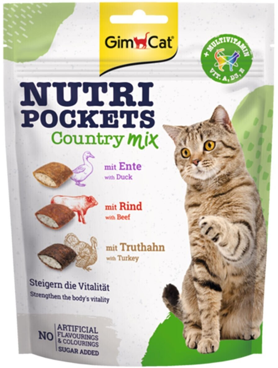 GimCat Nutri Pockets Country Mix Cat Snack 150g