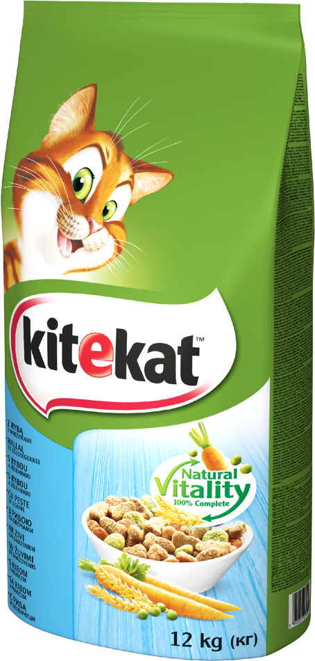 Kitekat Adult Fish & Vegetable 12kg